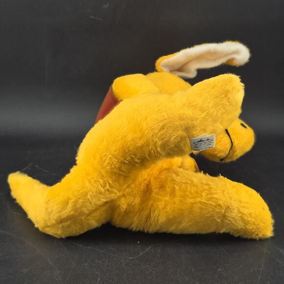 1979 Animal Fair Aarty Ardvark 15" Plush Yellow Red Vest W/Tags Vintage #1 - Picture 5 of 16